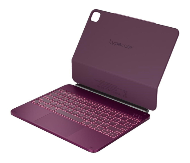 TYPECASE Etui Edge z klawiaturą do iPad Pro 13" 2024/2025 malinowy - 1522741 - zdjęcie 2